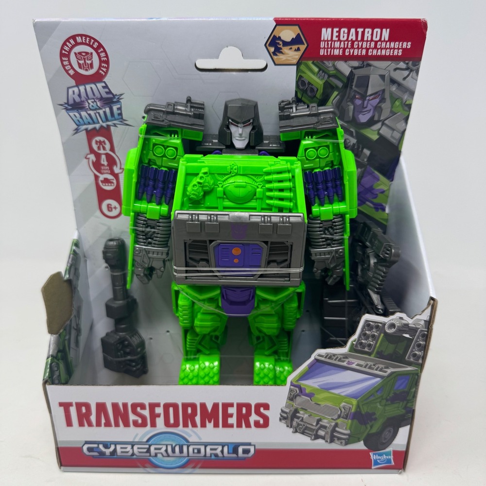 Transformers Cyberworld Megatron Ultimate Cyber Changers Action Figure Hasbro